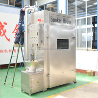 HUAGANG – fumoir Commercial, maison de fumée, four à gaz pour fumer du poisson, Machine à fumée, cuisinières industrielles