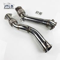 Collecteur d'échappement en acier inoxydable SUS304 poli miroir de qualité supérieure pour BMW F97 X3M F98 X4M S58 3.0T 2019-2026