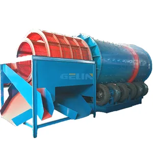 Kaolin beneficiation /wash/process plant with clay ore washing rotary scrubber