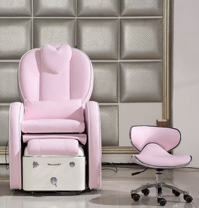 Modern Luxury Nail Salon Spa Pedicure Chair with Whirlpool <b>Vibration</b> Massage Adjustable Reclining Seat Pipeless Jet System - Product Image 5