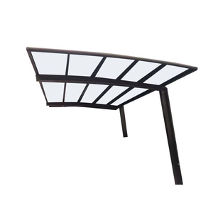 Conception de toit en arc d'abri de <span class=keywords><strong>garage</strong></span> en aluminium personnalisé auvent en métal pour l'extérieur cadre enduit de PVC en polycarbonate pour hangar de voiture - Product Image 3