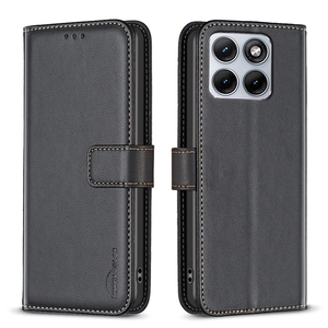 Funda de Cuero Tipo Libro para Moto Edge 70 Fusion 5G, Funda con Soporte y Cartera para <span class=keywords><strong>Samsung</strong></span> S26/S25 Plus - Product Image 1