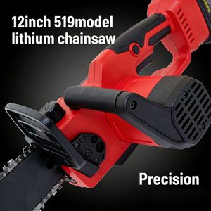 <span class=keywords><strong>เลื่อย</strong></span>โซ่ไฟฟ้าไร้สายขนาด 12 นิ้ว แบตเตอรี่ลิเธียม มอเตอร์ไร้แปรงถ่าน 24V ระดับอุตสาหกรรม สำหรับงานกลางแจ้ง ตัดไม้ - Product Image 5