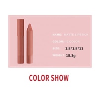 Rouge à lèvres mat rose OEM sans logo, nouveau modèle, crayon à lèvres imperméable, rouge à lèvres mat, rouge à lèvres en gros, stylo à lèvres