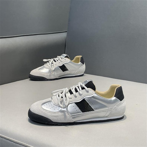 2026 New Original Design Leather Mesh Patchwork Trendy Casual Shoes - Anti-slip and Comfortable Walking Shoes - Product Image 1