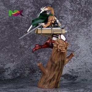 Figura de Levi de Ataque a los Titanes, Modelo de Escena, Capitán, Anime, Regalo, Decoración, Coleccionable, Dropship - Product Image 4