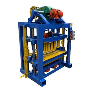 Máquina Manual para Fabricar Bloques de Hormigón QTJ4 40, Prensa para Bloques de Turba, Mejor Precio - Product Image 1