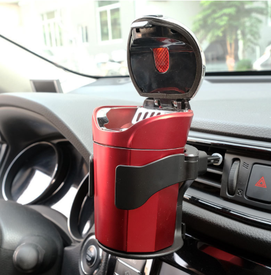 Kapole OEM Adjustable Car Cup Holder Phone Mount - Universal Black ABS Automotive Accessory