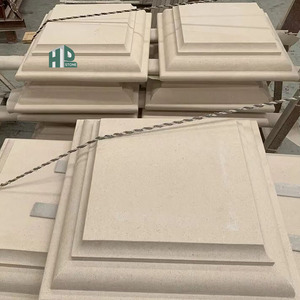 Revêtement mural et carrelage en <span class=keywords><strong>pierre</strong></span> <span class=keywords><strong>calcaire</strong></span> beige blanc sable de haute qualité, découpe spéciale sur mesure pour revêtement mural, revêtement de sol et pavage extérieur - Product Image 3