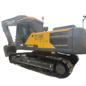 Used Excavator Machine VOLVO 240 Provided Kawasaki DEUTZ Engine Low Price Second Hand Sweden Excavator 24Ton