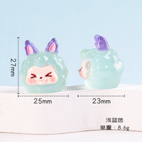 Accessoires en résine dessin animé lapin bricolage crème colle coque de téléphone patch cheveux accessoires tasse d'eau ornements en résine décoratifs