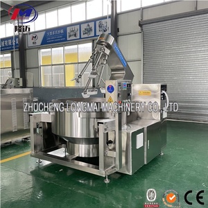 Acciaio inossidabile pasta di loto formaggio turco delizia torrone inclinabile miscelatore di cottura doppia giacca bollitore macchina - Product Image 3