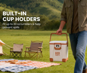 Glacière personnalisée 10L en PP+PE+PU moulée par injection, sans BPA, de qualité alimentaire, étanche, pour les voyages en voiture et les sorties pique-nique - Product Image 6