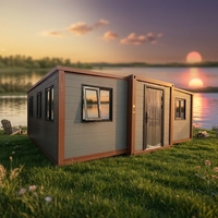 Mini-maison préfabriquée modulaire pour une vie compacte, idéale comme maison d'hôtes, bureau ou logement.