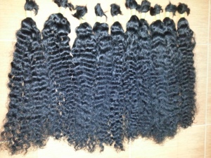 Extensions de cheveux Remy vierges vietnamiens 100 % naturels, sans nœuds, double épaisseur, cuticules alignées, trame machine, prêtes à la permanente, 100 g/paquet, vente en gros - Product Image 3