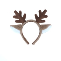 Oreilles de renne bandeau noël flocon de neige cheveux cerceau en peluche Cosplay accessoires de fête