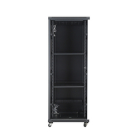 Support de serveur 42u, serrure de porte en verre, taille it, centre de données noir, 19 pouces, armoire réseau, offre spéciale, 2023