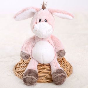 Sáng Tạo Tùy Chỉnh 25Cm Mềm Donkey Đồ Chơi Sang Trọng Sống Động Như Thật Dễ Thương Động Vật Đồ Chơi Nhồi Bông Với PP Bông Điền Có Sẵn Màu Xám/Nâu Cho Trẻ Em - Product Image 5