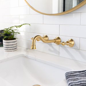 Robinets de <span class=keywords><strong>lavabo</strong></span> muraux encastrés <span class=keywords><strong>Robinet</strong></span> de <span class=keywords><strong>lavabo</strong></span> de salle de bain dissimulé 2 poignées <span class=keywords><strong>3</strong></span> <span class=keywords><strong>trous</strong></span> <span class=keywords><strong>Robinet</strong></span> mitigeur de <span class=keywords><strong>lavabo</strong></span> de salle de bain - Product Image 2