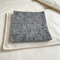 Ouate creuse conjuguée ignifuge sans colle en fibres courtes de polyester doux pour le rembourrage de matelas et de canapés