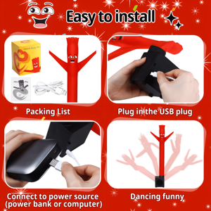 ตุ๊กตาลมเต้นรำตั้งโต๊ะขนาดเล็ก ลดราคาสุดฮอต - Product Image 5