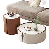 Neues Italienisches Design Edelstahlrahmen Steinplatte Couchtisch Wohnzimmer Kleine Wohnung Modern Einfach Wohnmöbel