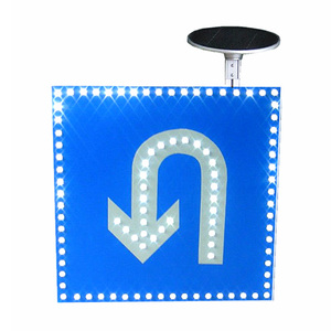 Señalización de Tráfico LED Solar, Película Reflectante de 8 mm, Señales de Tráfico con Límites de Velocidad y Altura - Product Image 4