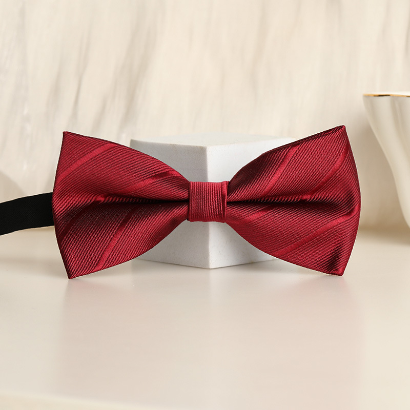 Papillon in twill rosso vino