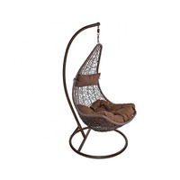 Vente en gros de balançoires de jardin populaires pour l'extérieur chaise œuf de taille adulte suspendue