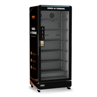 Distributeur automatique de boissons et de snacks Qingo Smart Combo avec écran tactile, SDK, refroidissement par compresseur, intégration TPV et surveillance à distance