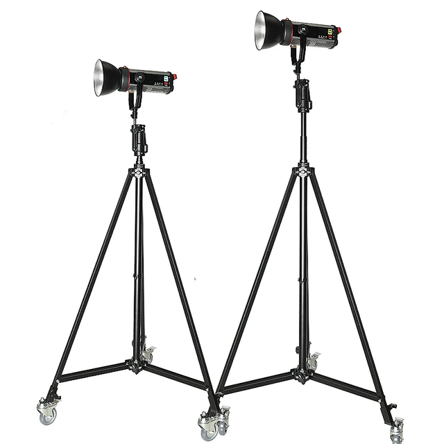 Photography Heavy Duty Automatically Raise Lower Live Broadcast Tripod Camera Movie Lighting Stand with Pulley