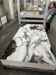 UV大理石シートUVボードパネルインテリア壁装飾光沢度の高いシート - Product Image 6