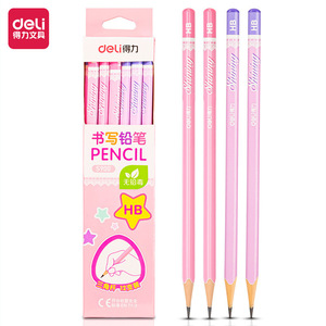 Lápiz Triangular Deli S900 HB para Estudiantes, Lápiz de Madera para Escribir, Empaquetado en Caja de Papel, Fácil de Usar, Corrige la Postura de Agarre - Product Image 5