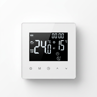 Thermostat intelligent WiFi programmable tactile pour chauffage électrique par le sol, chauffage hydronique et chaudière à gaz