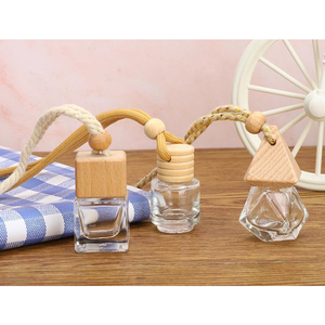 <strong>Car</strong> Aromatherapy Perfume Bottle Wooden Aromatherapy Bottle Decoration air Purification Glass Bottle - Product Image 3