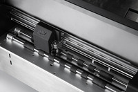 Máquina de Corte por Troquelado Servo de Alta Velocidad, 340 mm de Ancho, Alimentación Automática, Cortador de Vinilo para Etiquetas Ilimitadas, Posicionamiento QR, Anycut ZKSV370 220V