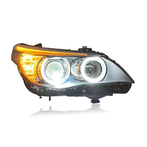 Per <span class=keywords><strong>BMW</strong></span> Serie 5 E60 <span class=keywords><strong>520</strong></span> 523 525 530 Gruppo Fari a Proiezione LED Luci Diurne a LED Fari LED Accessori Auto - Product Image 6
