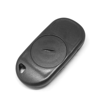 Carcasa de Llave de Coche de Repuesto con Control Remoto de 4 Botones, Material ABS Negro, para Llaves de Vehículos