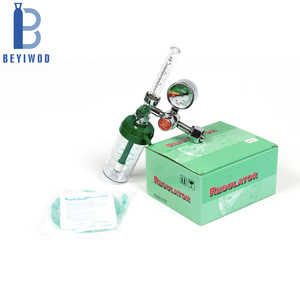 Hospital CGA540 <span class=keywords><strong>Oxygen</strong></span> <span class=keywords><strong>Gauge</strong></span> Gás Pressure Regulator Preço com Umidificador - Product Image 2