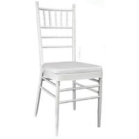 Chaise Chiavari blanche Offre Spéciale pour enfants chaise de salle à manger en métal de style traditionnel pour les enfants pour les fêtes d'hôtel en plein air