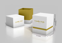 CarePack Boîte d'emballage en tube de papier kraft pour bombe de bain avec estampage à l'or Certificat d'usine bon marché huile/bougie/cosmétique/bouteille