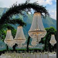 Lustres en cristal K9 de grande taille Maria Theresa, lustres de luxe pour hôtel, luminaires suspendus au plafond