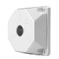 Qearim plastique dôme balle caméra câble boîte étanche mur plafond installer sécurité CCTV accessoires support jonction fil boîte