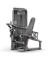 Machine à extensio et flexion des jambes assise, double fonction, avec sélecteur de poids, équipement de musculation commercial réglable