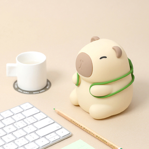 Capybara Night Light Linda lámpara de noche Silicona <span class=keywords><strong>Touch</strong></span> Lights Decor Portable Recargable Cute Animal Night Light <span class=keywords><strong>Lamp</strong></span> para niños - Product Image 6