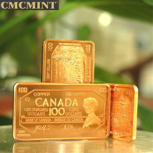 최고의 가격으로 캐나다 빌 바 코인 $999 고품질 1 oz 100 파인 구리 - Product Image 4