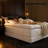Matelas d'hôtel 5 étoiles MUTO, artisanal, en crin de cheval et laine, ultra-luxe, pour villa chinoise, à ressorts indépendants, compressé sous vide