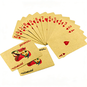 <span class=keywords><strong>Carte</strong></span> <span class=keywords><strong>da</strong></span> Gioco in PVC Ecologiche di Alta Qualità, Stampa Personalizzata su Entrambi i Lati, Nere, per Feste Sociali, <span class=keywords><strong>con</strong></span> Confezione Regalo - Product Image 2