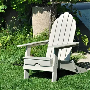 Outdoor Cafe Stühle Poly Holz Adirondack Stuhl Klapp für für Garten einfachen Kunststoff