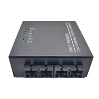 2 Fibra 3 Ethernet Fibra Media Converter Modo único 100Mbps Transceptores de fibra óptica 20Km Transceptores ópticos